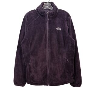 The North Face Women's Osito Jacket, Teddy Bear Fleece, Deep Purple Size XL